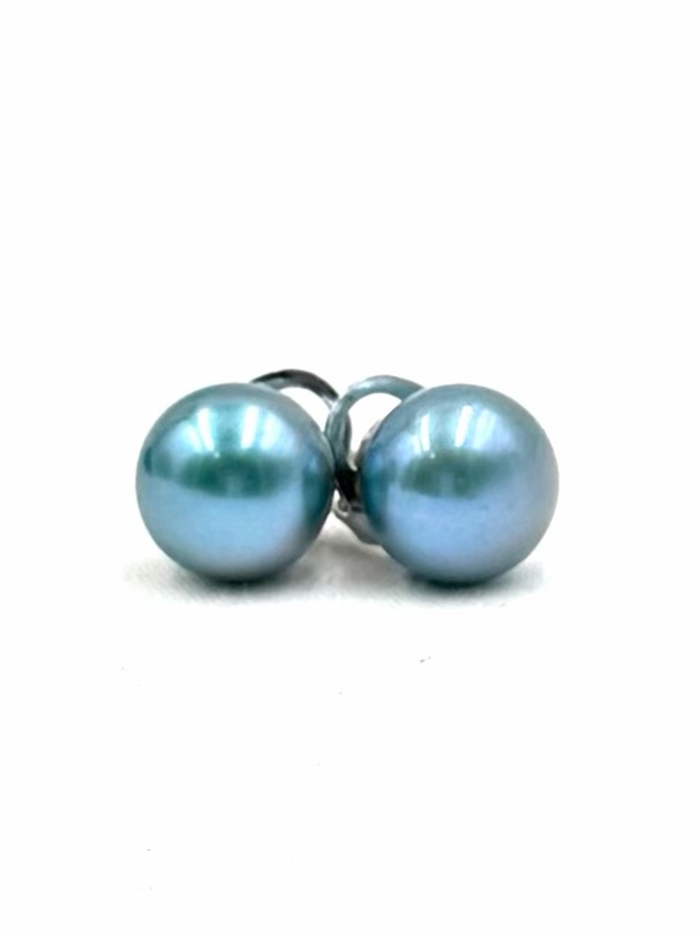 HONORA Pearl Studs Earrings Sterling Silver Blue 10mm NWOT